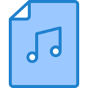 file,music and multimedia,music,audio,entertainment,files,document,musical,files and folders,musical note,music file,list,basic app,documents